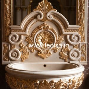 Modern Marble Sink for Elegant Homes No-537