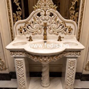 Luxury Marble Vanity Sink Inspiration No-555