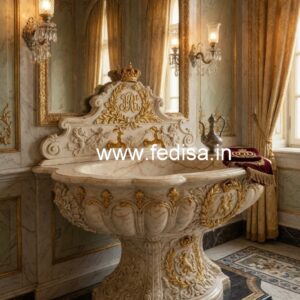 Handmade Marble Bathroom Sink Collection No-585
