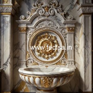 Artistic Marble Bathroom Basin Ideas No-649