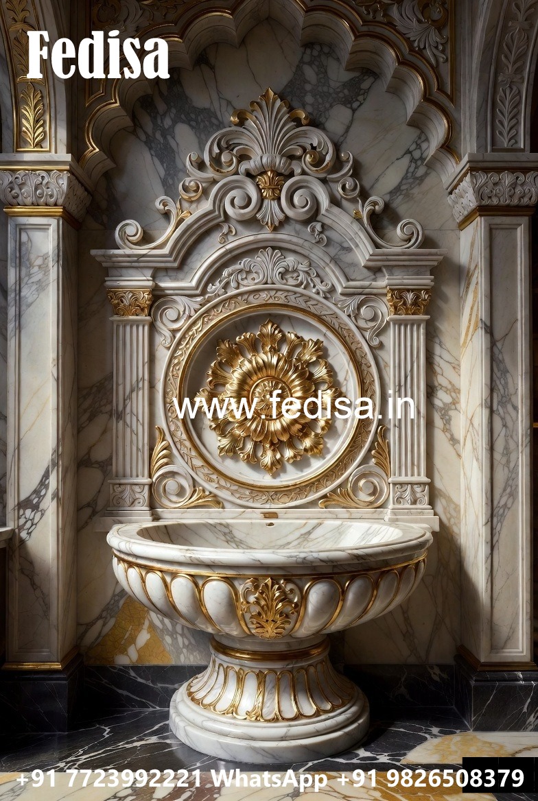 Artistic Marble Bathroom Basin Ideas No-649