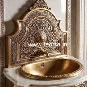 Decorative Marble Sink with Luxury Finish No-669