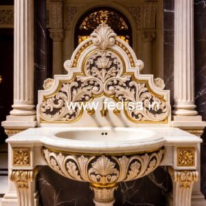 Luxury Marble Sink Ideas for Bathrooms No-689