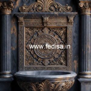 Artistic Marble Sink Ideas for Interiors No-706