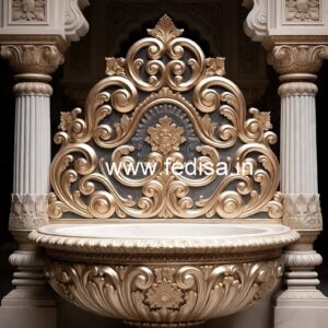Handmade Marble Basin Decor Ideas No-735