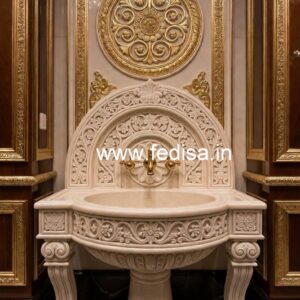 Marble Wash Basin with Modern Vanity No-757