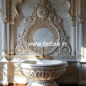 Stylish Marble Bathroom Sink Collection No-860