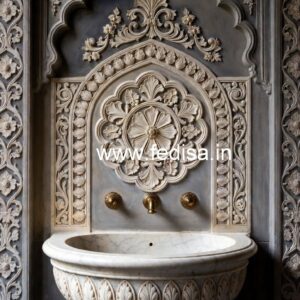 Premium Marble Wash Basin with Decorative Finish No-877