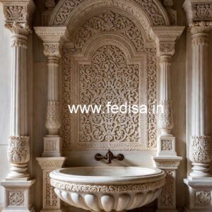Marble Wash Basin Design for Small Bathrooms No-926