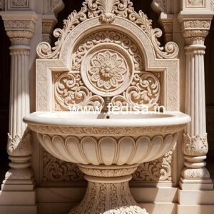 Luxury Marble Sink with Stone Texture No-995