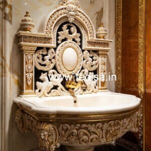 Luxury Marble Basin with Contemporary Style No-1003