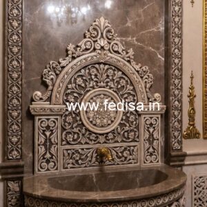Marble Wash Basin with Elegant Countertop No-1031