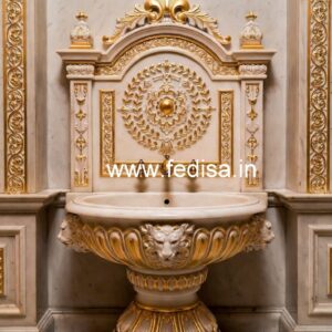 Artistic Marble Sink with Luxury Finish No-1037