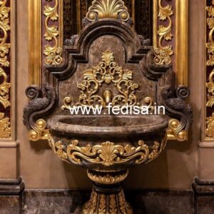 Stylish Marble Wash Sink with Marble Counter No-1070