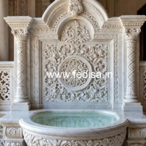 Handmade Marble Basin with Premium Style No-1074