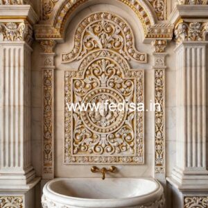 Decorative Marble Wash Basin for Villas No-1078