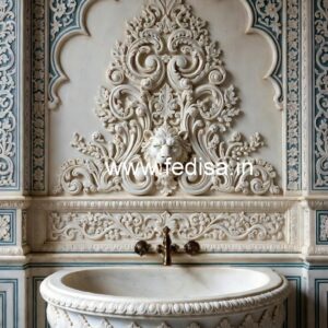 Stylish Marble Wash Basin for Renovation No-1095