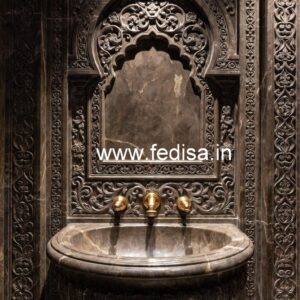 Decorative Marble Wash Basin with Stone Finish No-1111