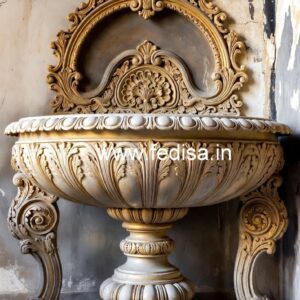 Contemporary Marble Sink with Artistic Finish No-1156