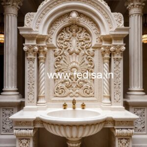 Decorative Marble Basin with Premium Style No-1163