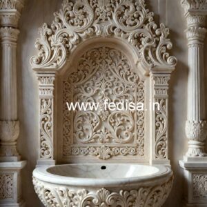 Stylish Marble Bathroom Basin Decor No-1215
