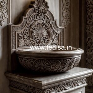 Luxury Marble Basin with Designer Finish No-1233