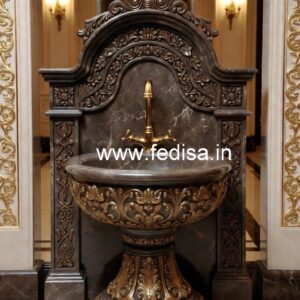 Stylish Marble Wash Basin with Vanity No-1245