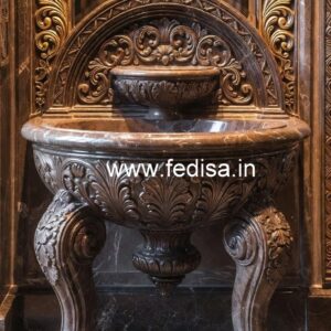 Modern Marble Wash Basin with Marble Counter No-1253