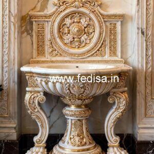 Marble Wash Basin with Minimalist Design No-1265