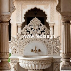 Marble Bathroom Decor for Luxury Villas No-1274