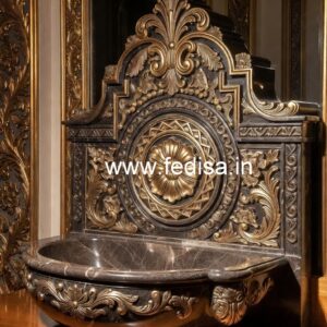 Elegant Marble Bathroom Basin Styling No-1286