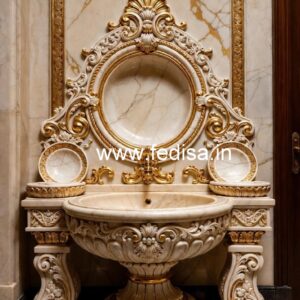 Elegant Marble Bathroom Sink Collection No-1367