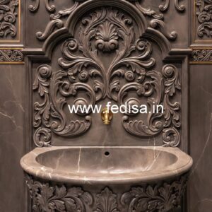 Stylish Marble Wash Sink with Marble Counter No-1369