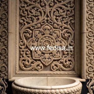 Marble Vanity Sink with Artistic Finish No-1375