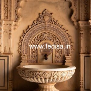 Marble Bathroom Basin with Minimal Design No-1382