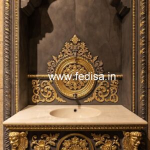 Luxury Marble Wash Basin with Vanity No-1399