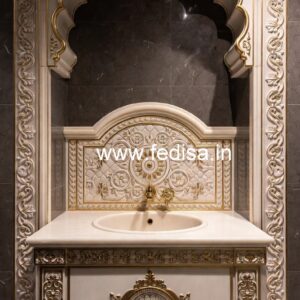 Premium Marble Basin with Designer Finish No-1405