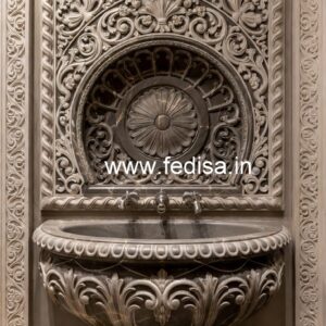 Decorative Marble Wash Basin with Stone Finish No-1410