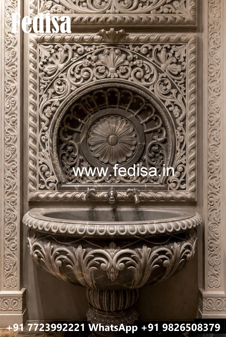 Decorative Marble Wash Basin with Stone Finish No-1410
