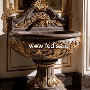 Decorative Marble Basin with Luxury Texture No-1433