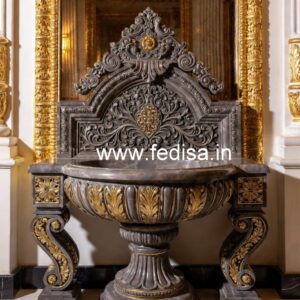 Decorative Marble Basin with Marble Vanity No-1448