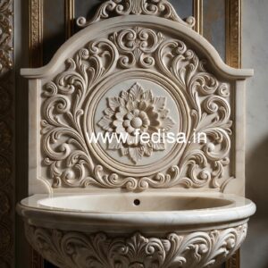 Marble Sink with Artistic Bathroom Styling No-1487