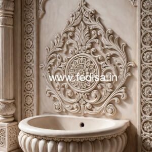Beautiful Marble Bathroom Sink Designs No-1506