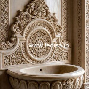 Modern Bathroom Marble Basin Ideas No-1509