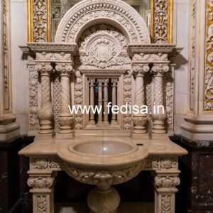 Marble Wash Basin with Elegant Countertop No-1629