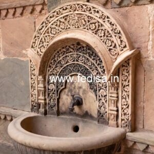 Marble Bathroom Decor with Modern Basin No-1640