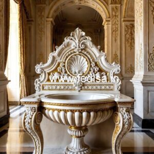 Luxury Marble Decor for Bathroom Interiors No-1655