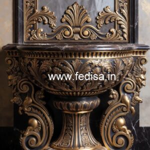Marble Vanity Sink with Artistic Finish No-1674