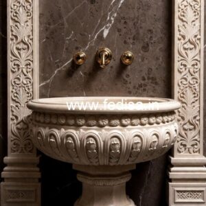 Stylish Marble Wash Basin for Renovation No-1693