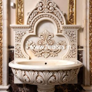 Decorative Marble Wash Basin with Stone Finish No-1709